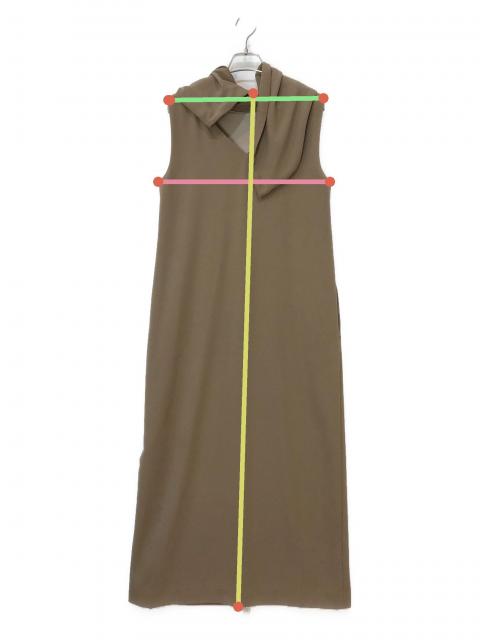 中古・古着通販】Ameri (アメリ) 2WAY UMBRELLA SHIFT DRESS ブラウン
