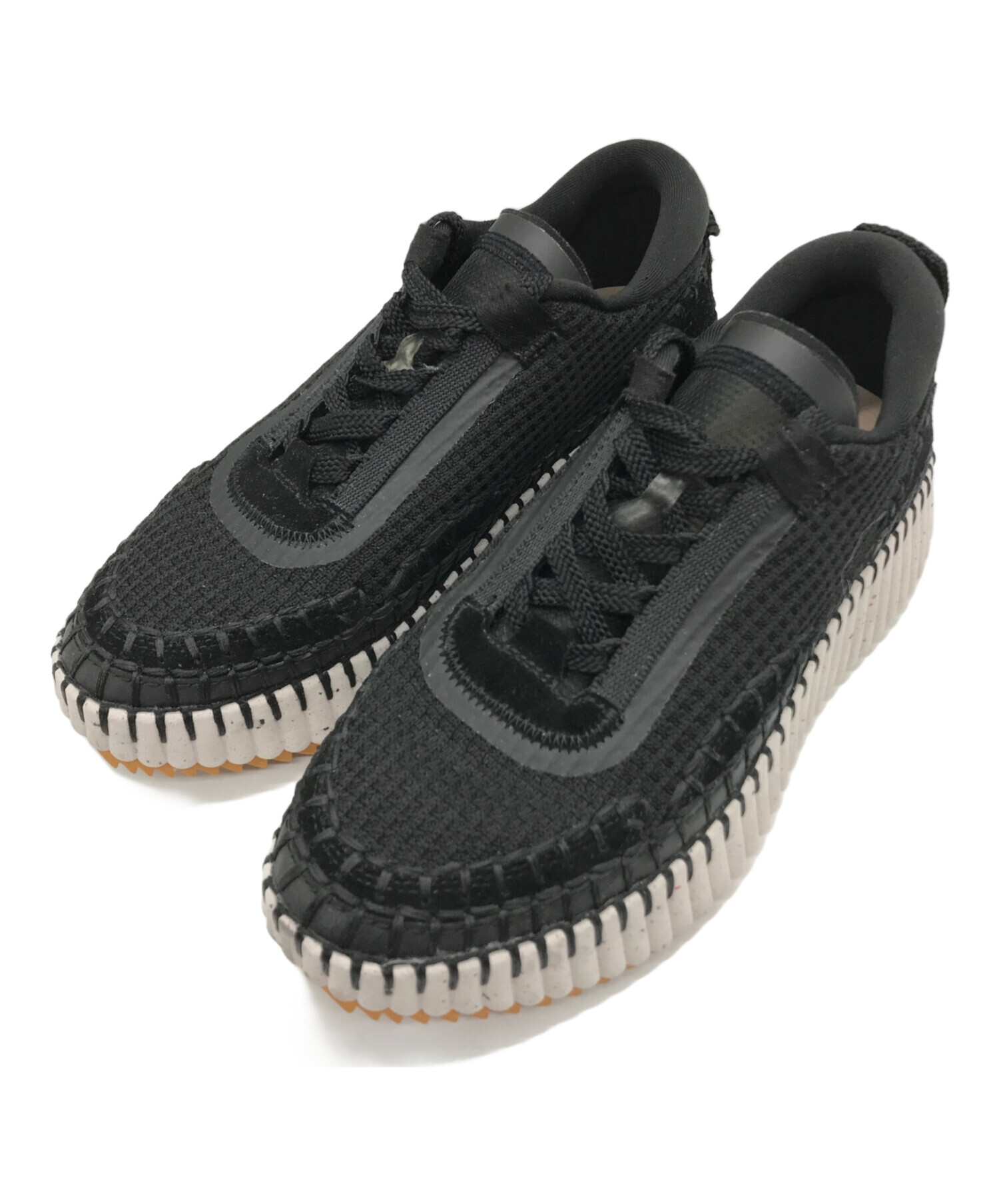 中古・古着通販】Chloe (クロエ) Namaスニーカー ブラック サイズ:37