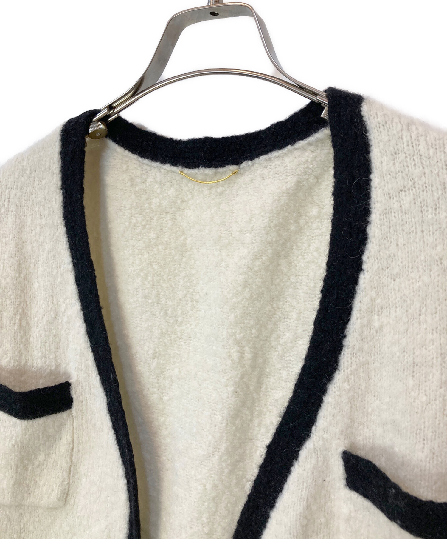 中古・古着通販】L'Appartement (アパルトモン) Bicolor Knit Cardigan 中古・古着通販】L'Appartement (アパルトモン) Bicolor Knit Cardigan