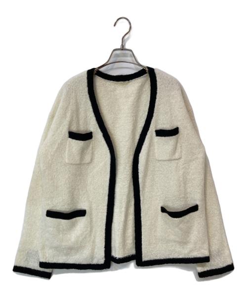 中古・古着通販】L'Appartement (アパルトモン) Bicolor Knit Cardigan 中古・古着通販】L'Appartement (アパルトモン) Bicolor Knit Cardigan