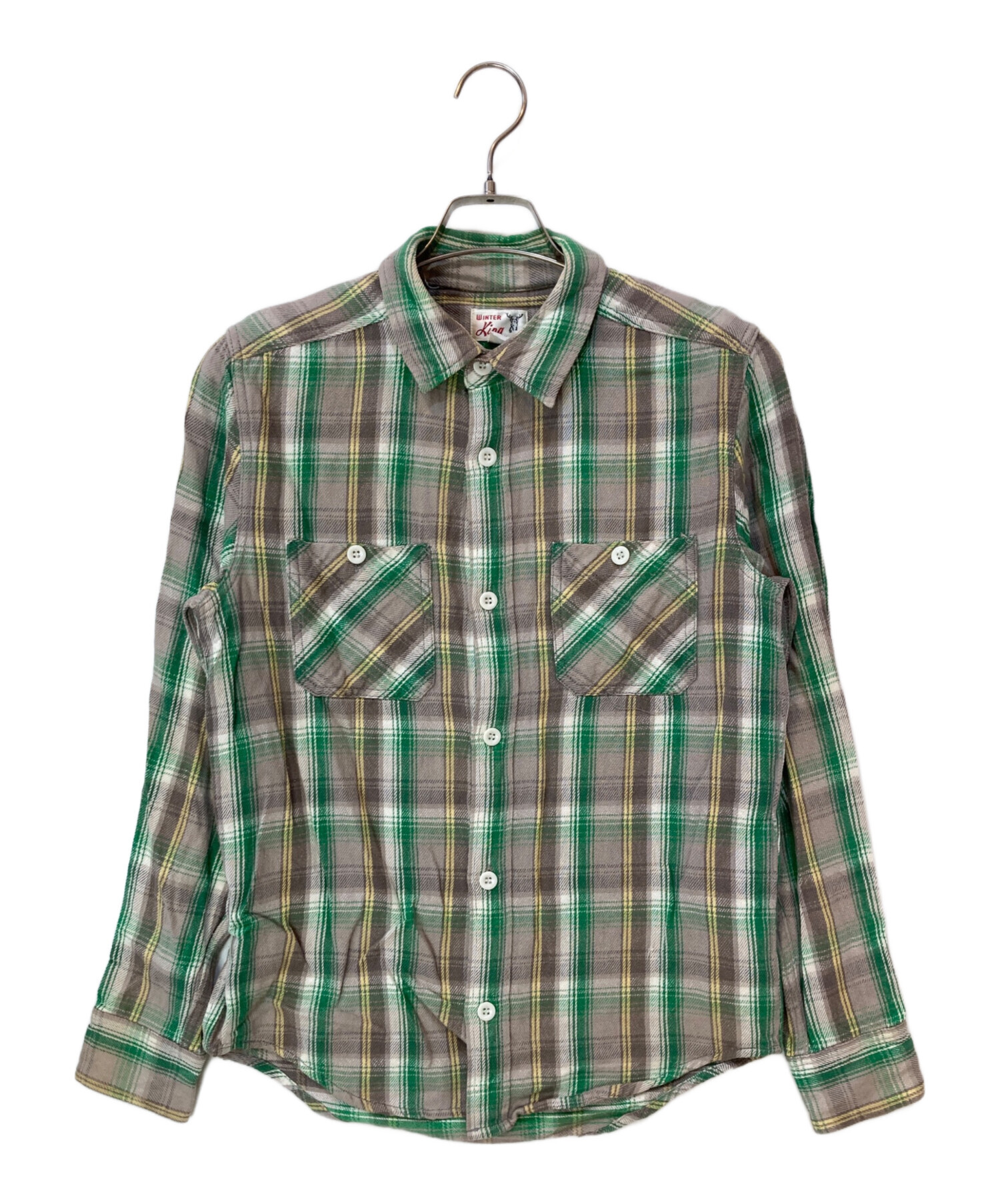 中古・古着通販】WINTER KING (ウィンターキング) チェックネルシャツ