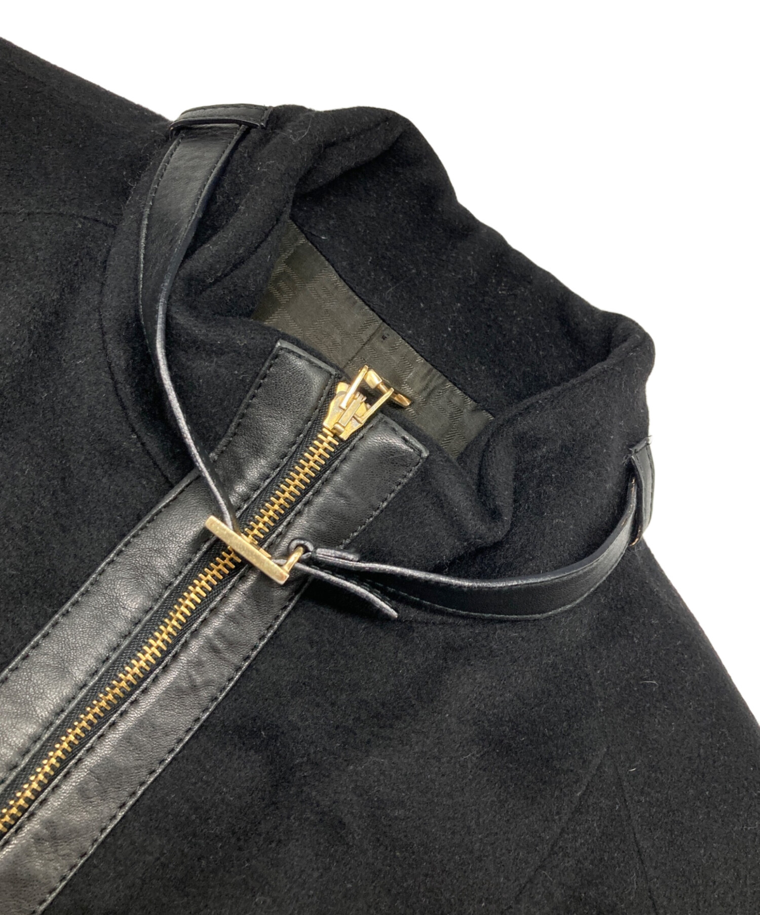 中古・古着通販】GUCCI (グッチ) カシミヤ混ジップアップコート