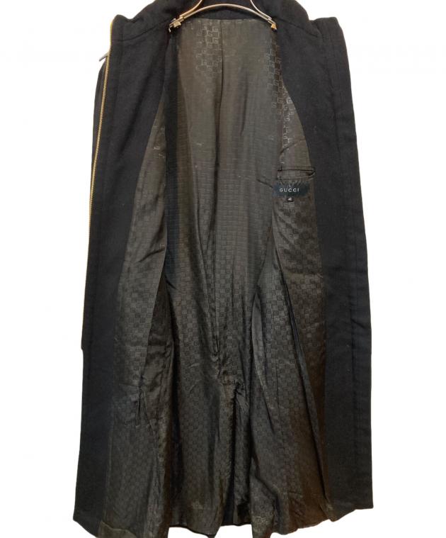 中古・古着通販】GUCCI (グッチ) カシミヤ混ジップアップコート