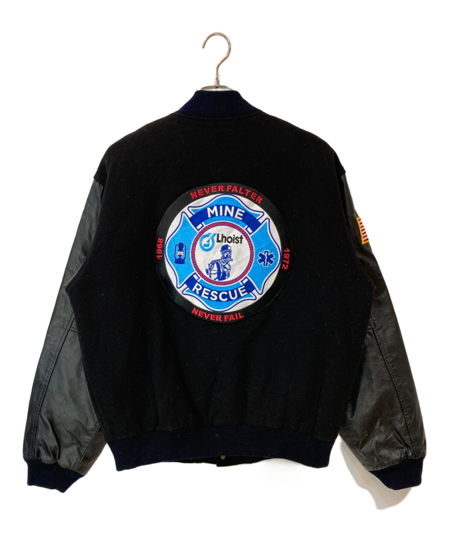 PORT AUTHORITY スタジャン 古着　Lサイズ　ヴィンテージ 刺繍ロゴ 中古・古着通販】PORT AUTHORITY (ポートオーソリティ) スタジャン