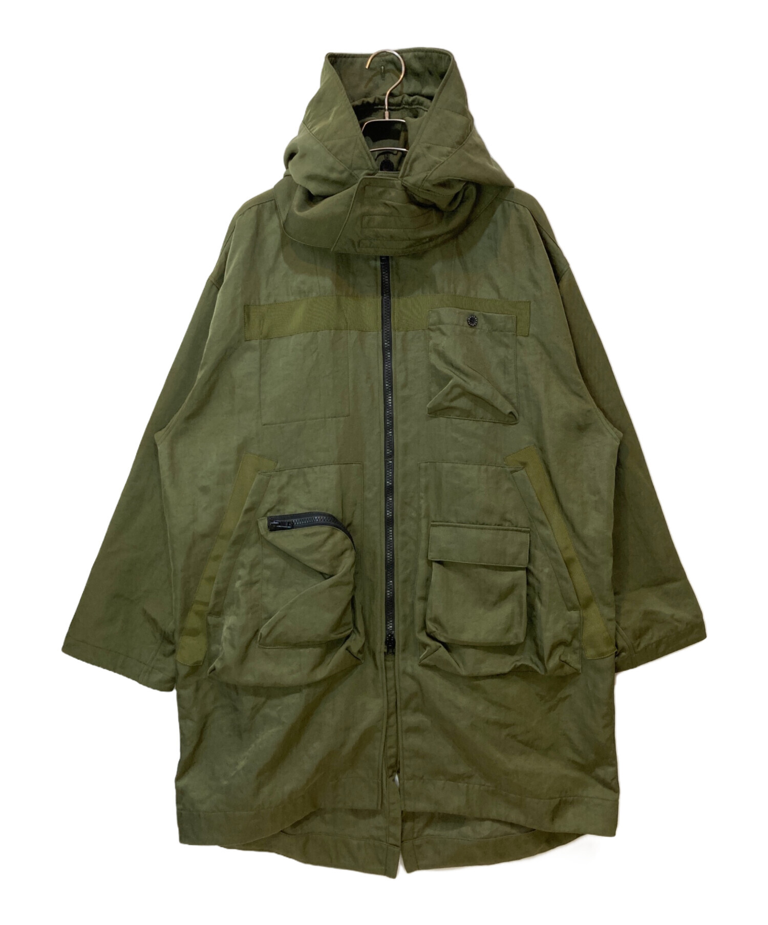 中古・古着通販】MUZE (ミューズ) モッズコート グリーン サイズ:2