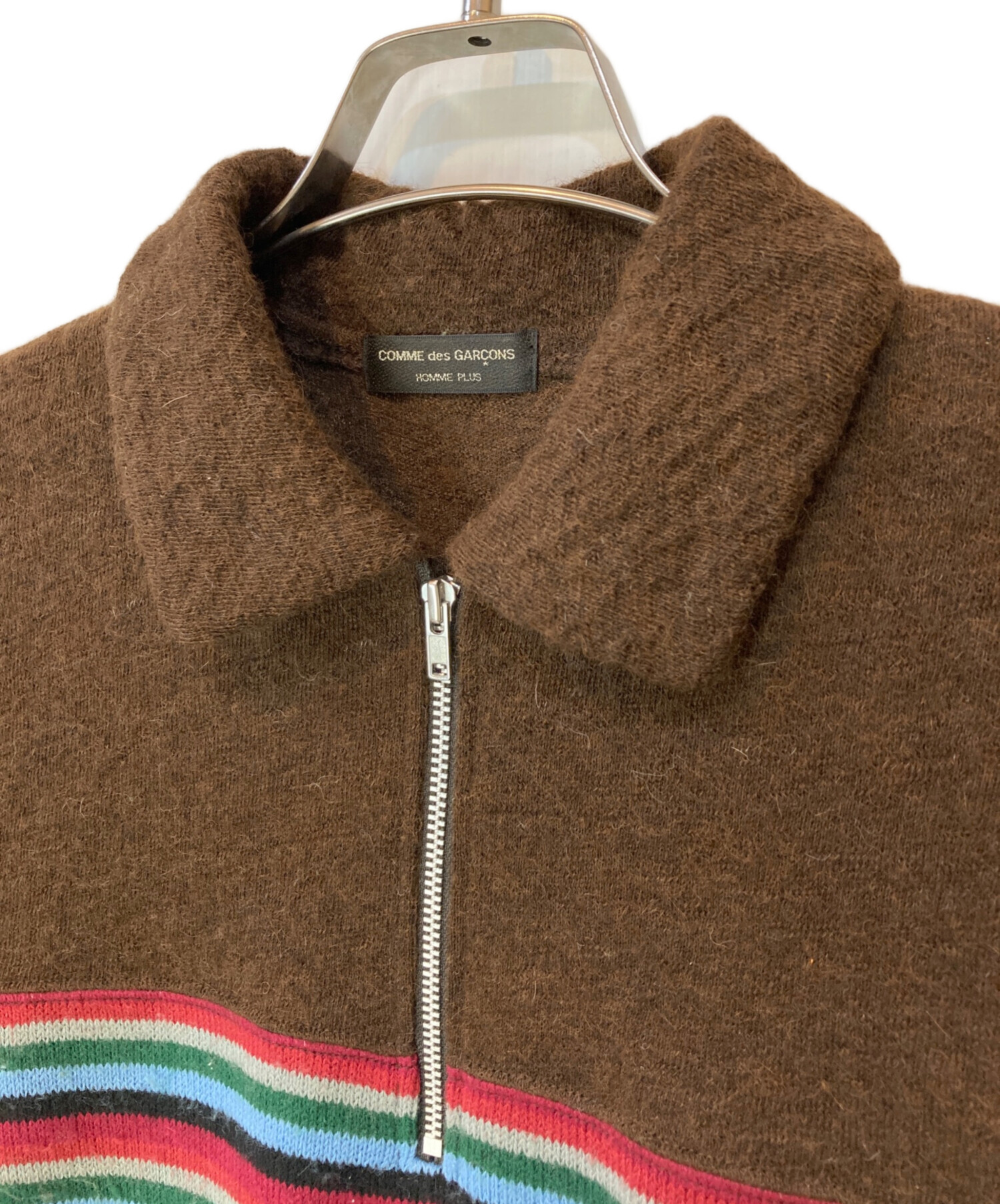 90s? COMME des GARÇONS HOMMEハーフジップリニットプ 中古・古着通販】COMME des GARCONS HOMME PLUS (コムデギャルソンオム