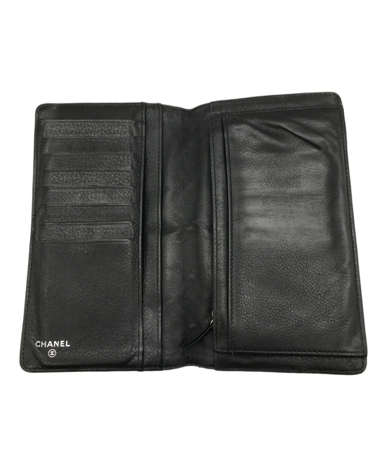 中古・古着通販】CHANEL (シャネル) ワイルドステッチ 2つ折り財布