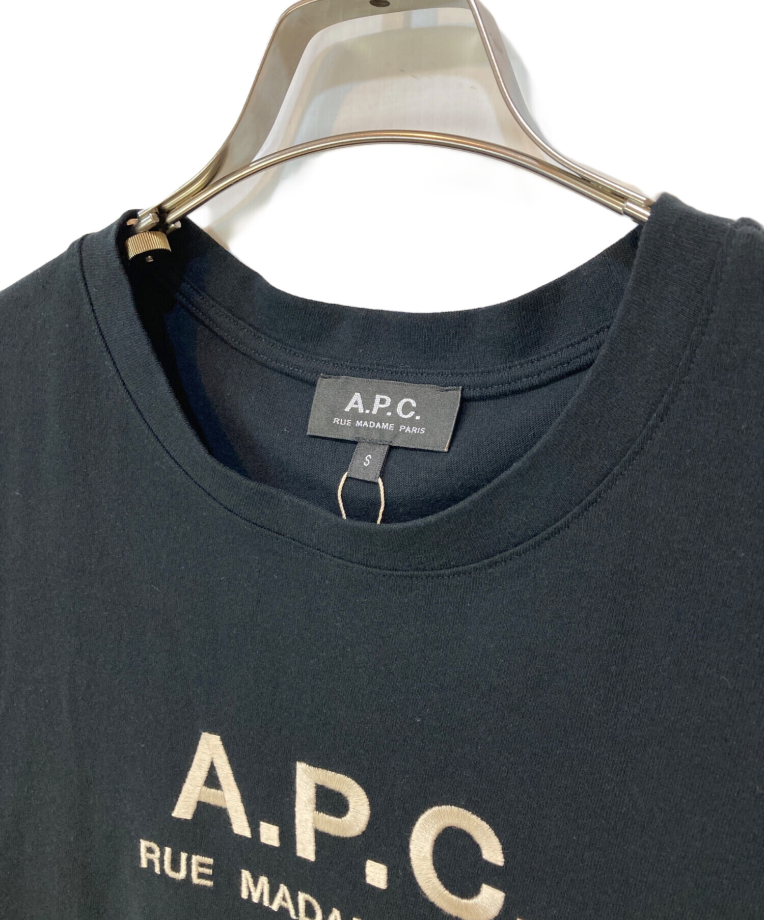中古・古着通販】A.P.C. (アーペーセー) RUE MADAME TEE ブラック 