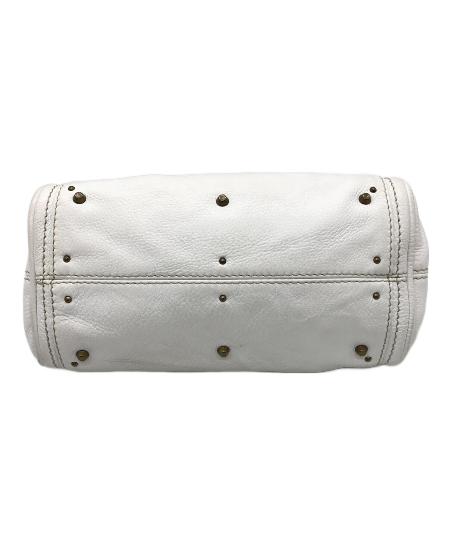 中古・古着通販】Chloe (クロエ) パディントン ハンドバッグ ホワイト 
