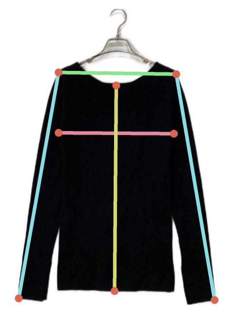 中古・古着通販】CLANE (クラネ) BUSTIER SET BOAT NECK KNIT CARDIGAN