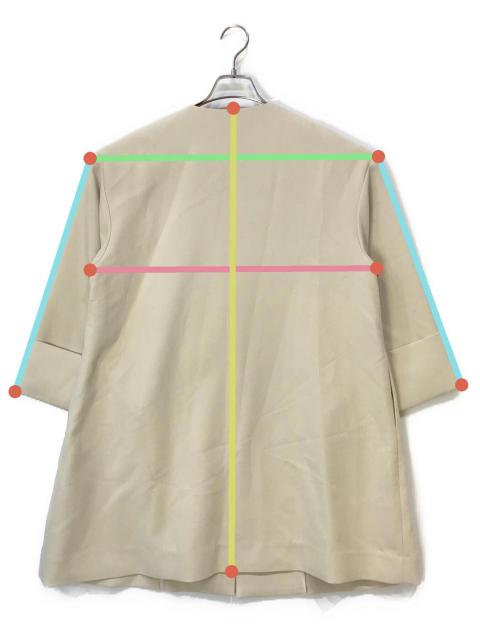 中古・古着通販】FENNEL (フェンネル) フロントフリルライトコート