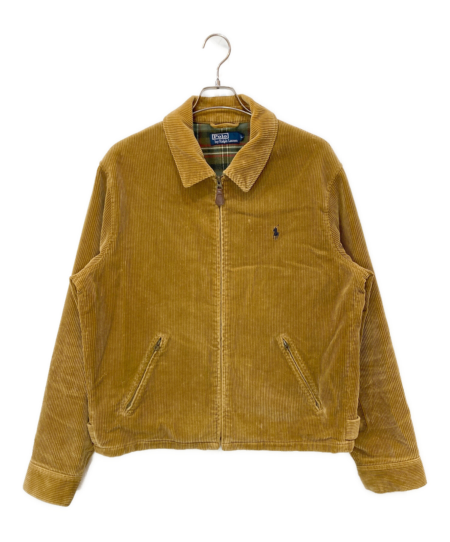 ラルフローレン コーデュロイジャケット マカオ製 ブラウン L 中古・古着通販】POLO RALPH LAUREN (ポロ・ラルフローレン
