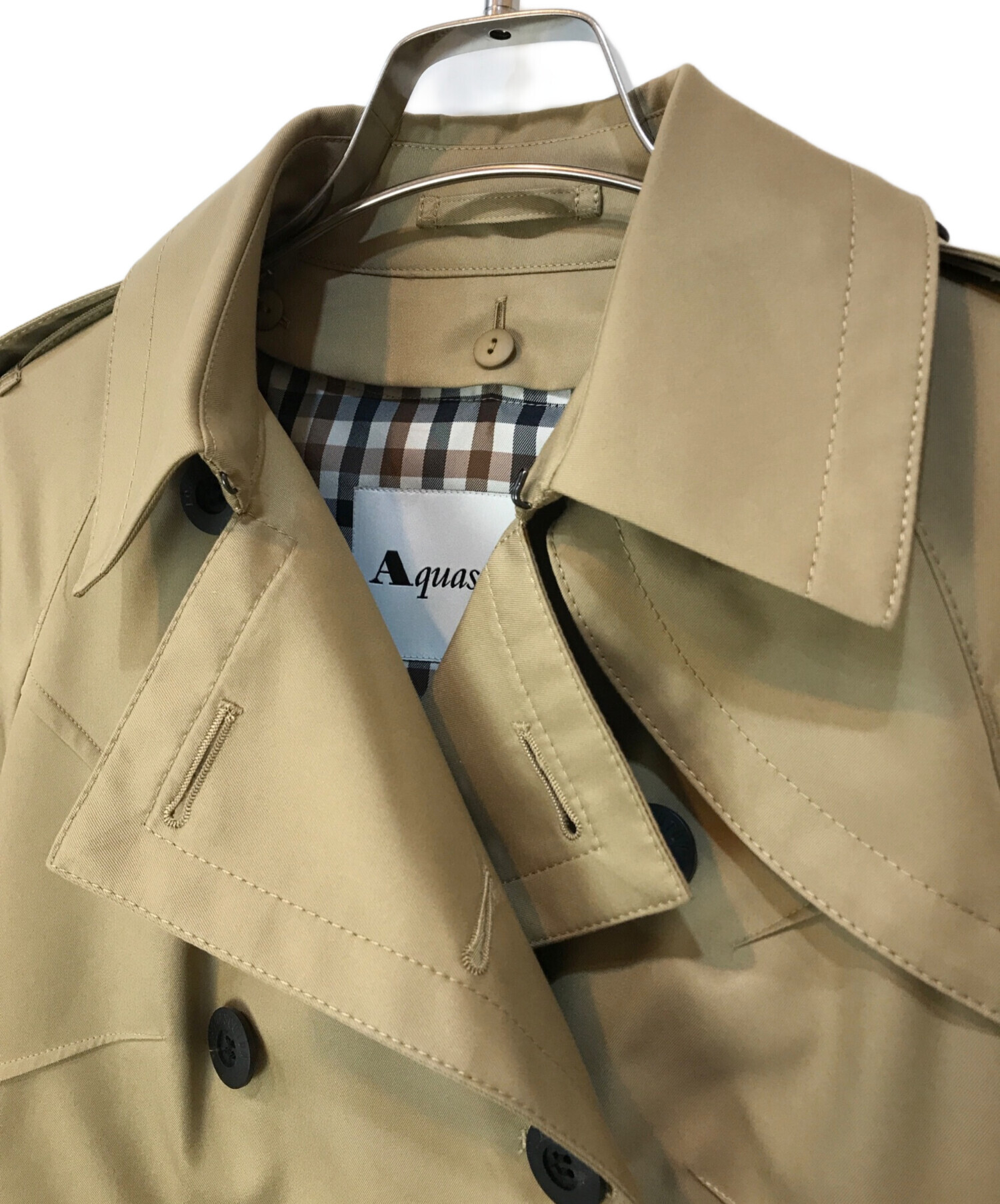 中古・古着通販】Aquascutum (アクアスキュータム) ライナー付トレンチ 