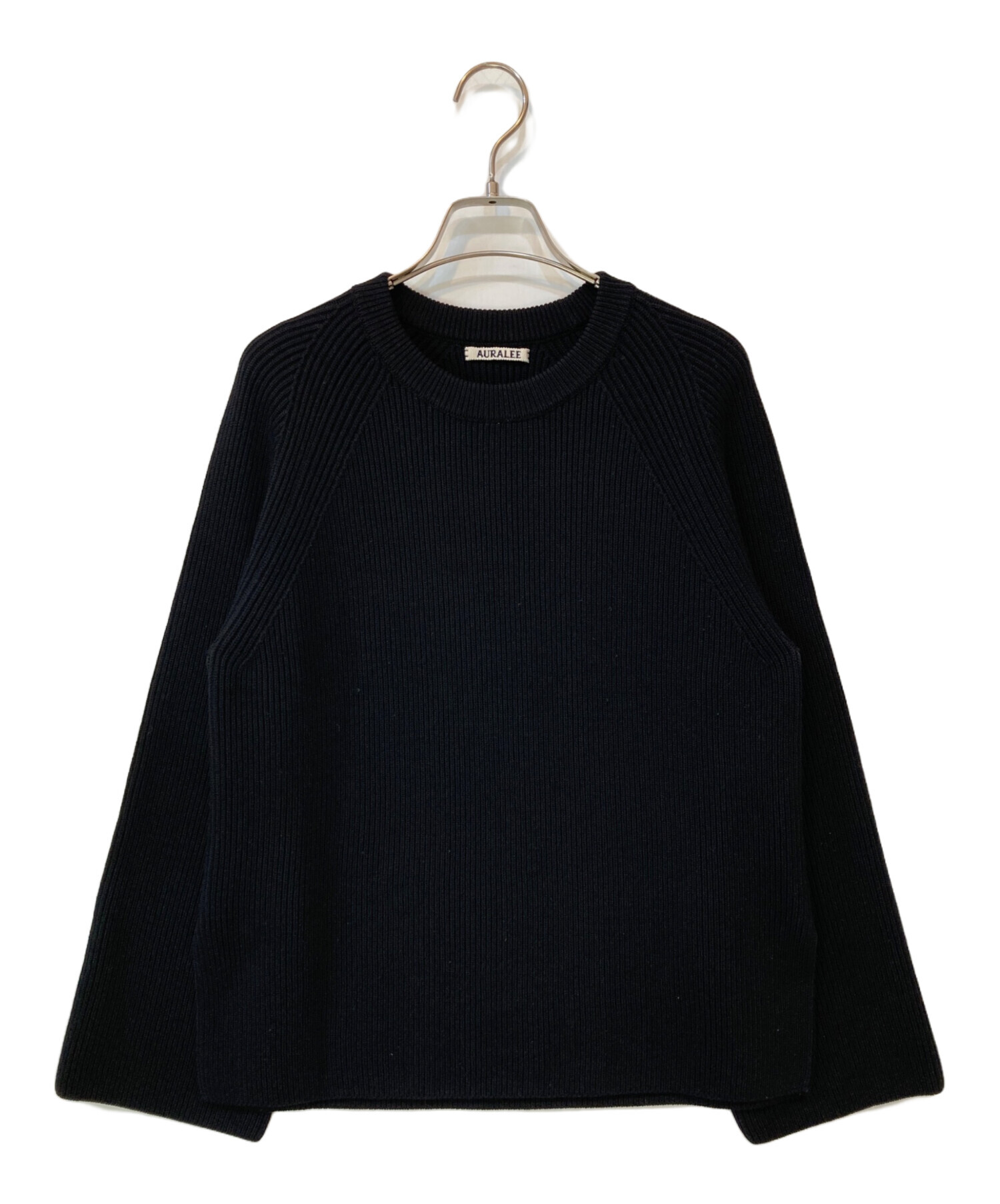 中古・古着通販】AURALEE (オーラリー) SUPER FINE WOOL RIB KNIT 