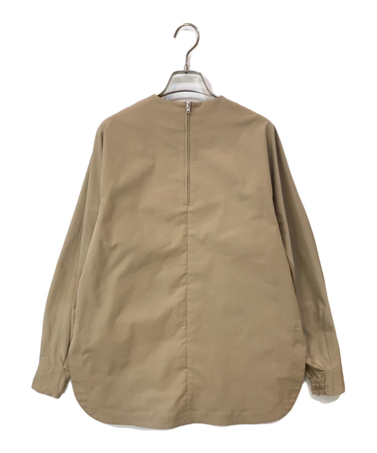 中古・古着通販】HYKE (ハイク) TASLAN TWILL TOP ベージュ サイズ:1 