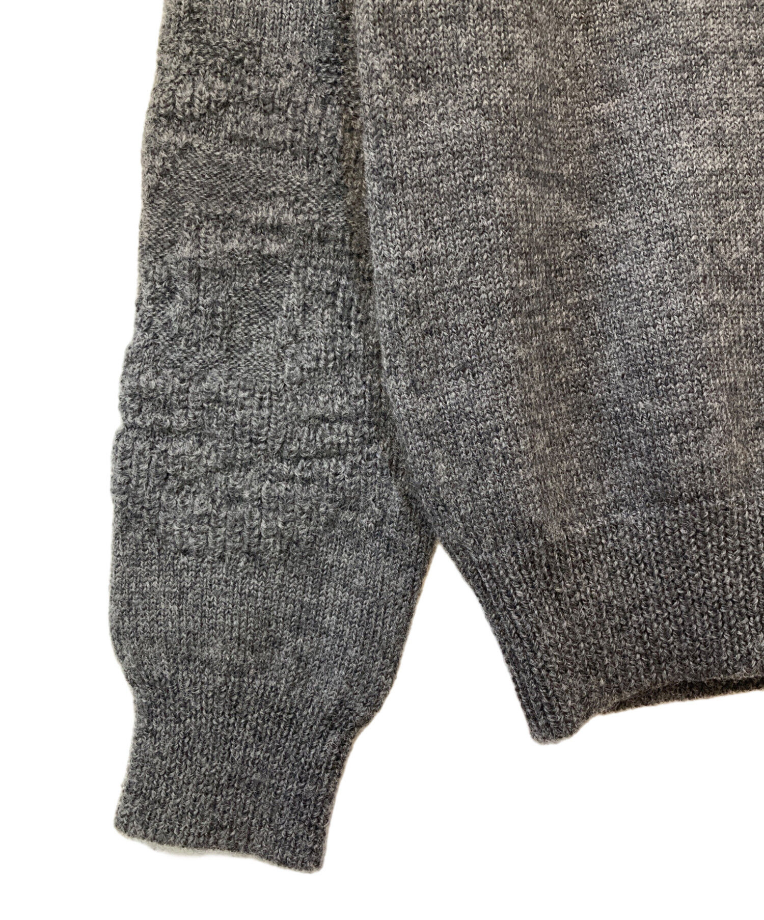 トリココムデギャルソン　グレーニットアウター 中古・古着通販】tricot COMME des GARCONS (トリココムデギャルソン