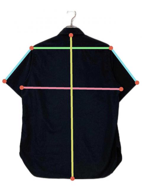 中古・古着通販】Needles (ニードルズ) S/S Work Shirt - Poly Cloth