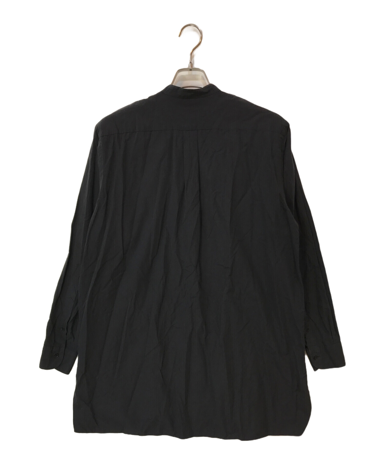 中古・古着通販】COMOLI (コモリ) 21SS BAND COLLAR SHIRT ブラック 