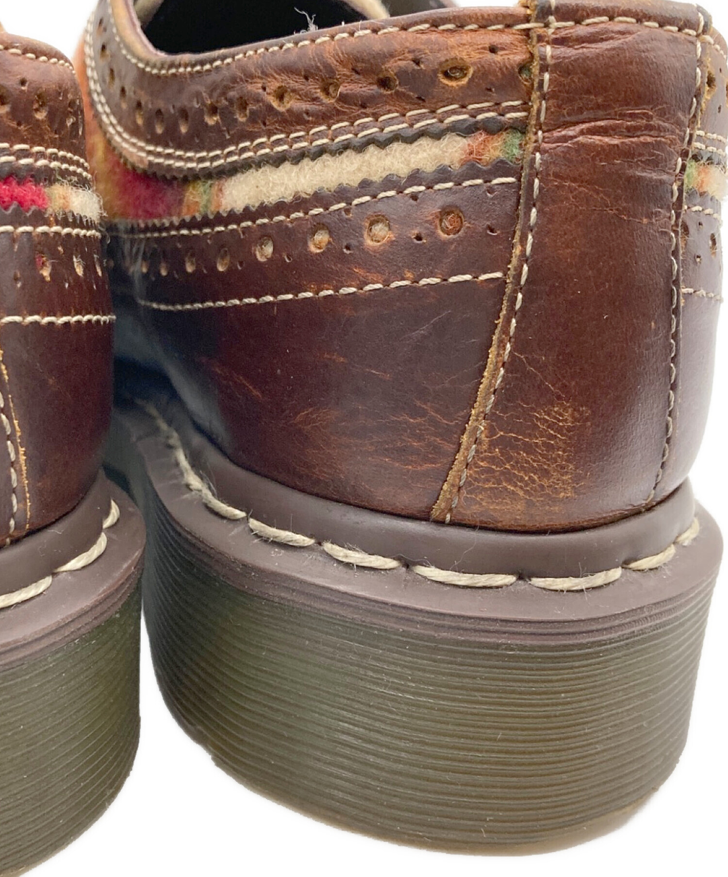 Dr.Martens × PENDLETON 5ホール ウイングチップ 中古・古着通販】Dr.Martens (ドクターマーチン) PENDLETON (ペン