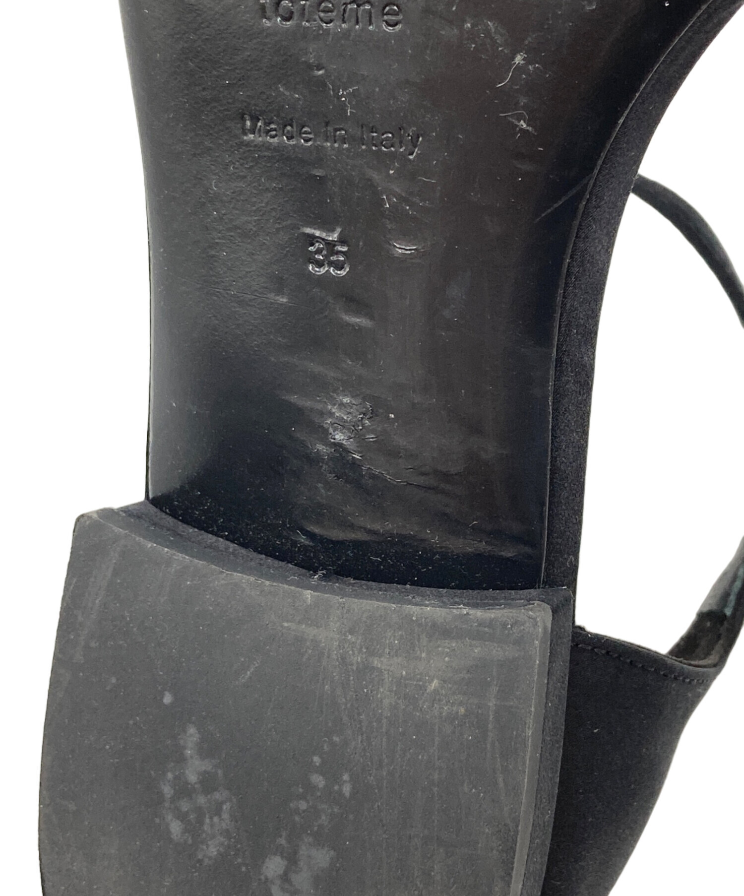 中古・古着通販】toteme (トーテム) スクエアトゥーパールパンプス