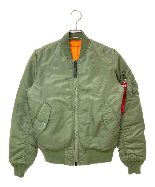 中古・古着通販】ALPHA (アルファ) MA-1 フライトジャケット カーキ