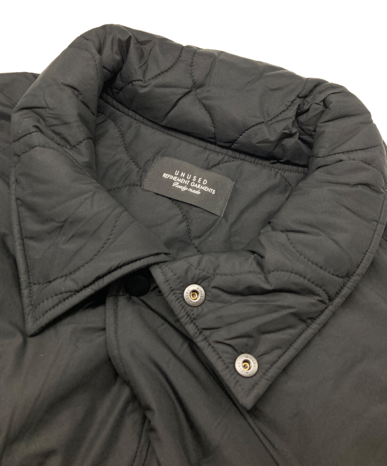 中古・古着通販】UNUSED (アンユーズド) Padded Jacket ブラック