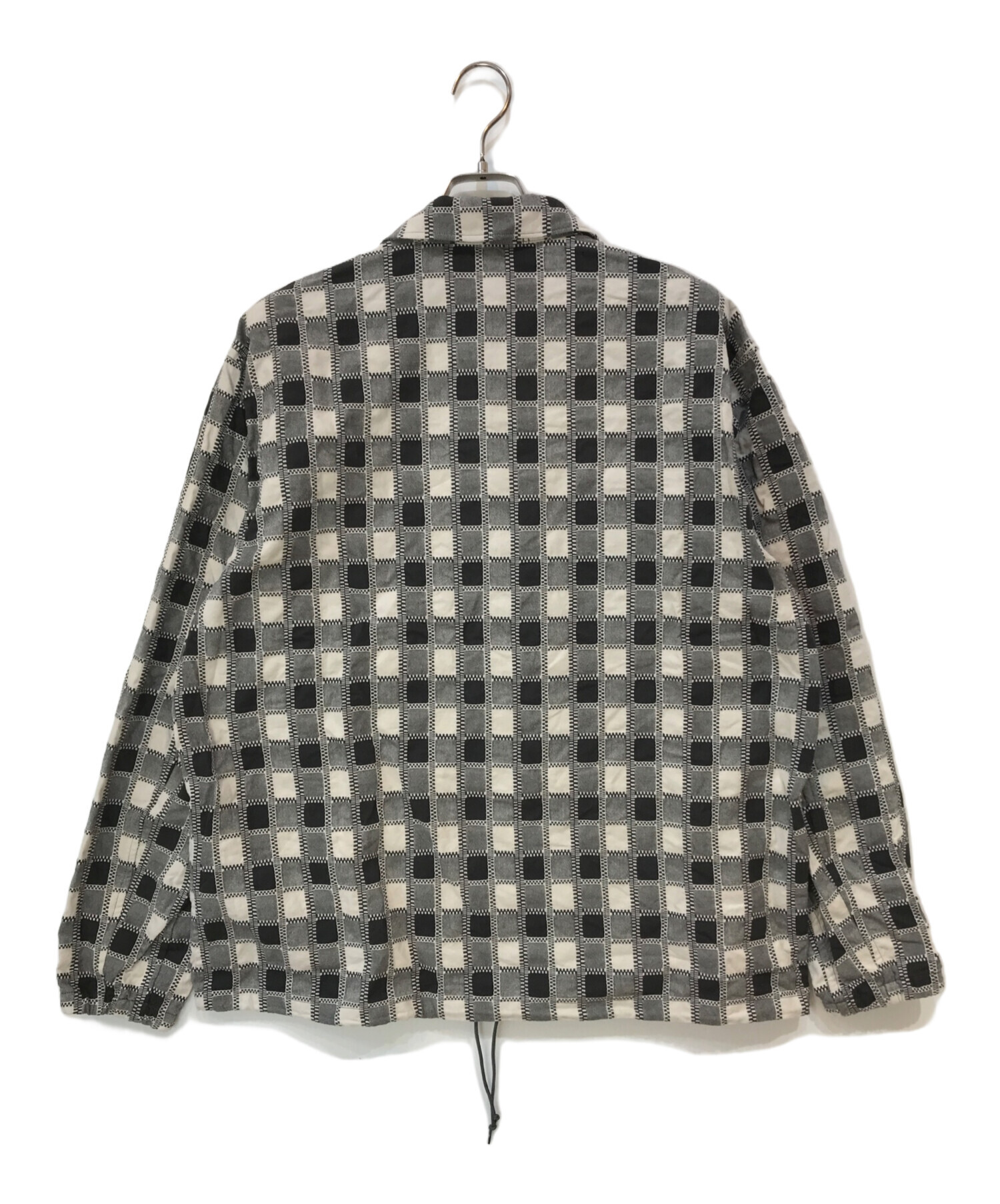 中古・古着通販】KUON (クオン) 吉野格子コーチジャケット ホワイト