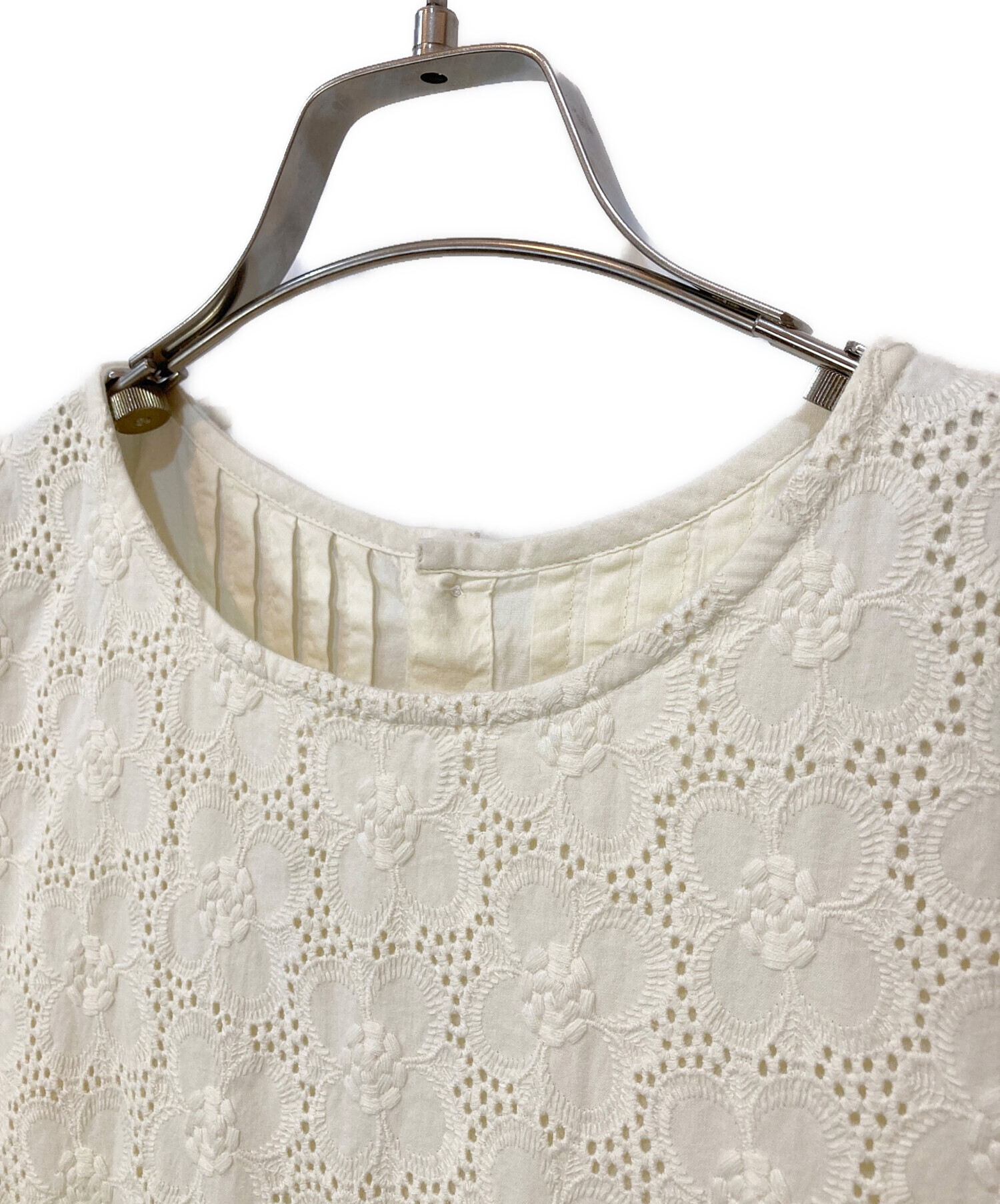 ツハルバイサマンサモスモス 刺繍切替タックワンピース 23AW 中古