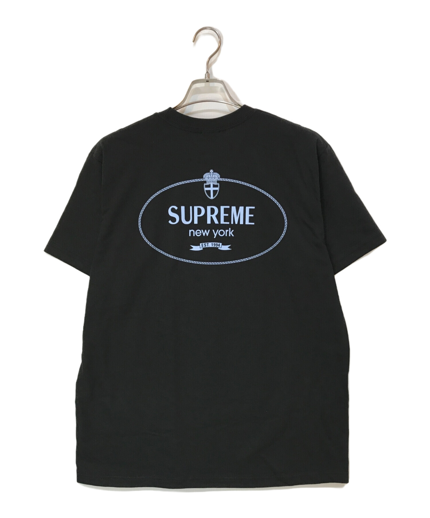 中古・古着通販】SUPREME (シュプリーム) crest tee ブラック サイズ:M 