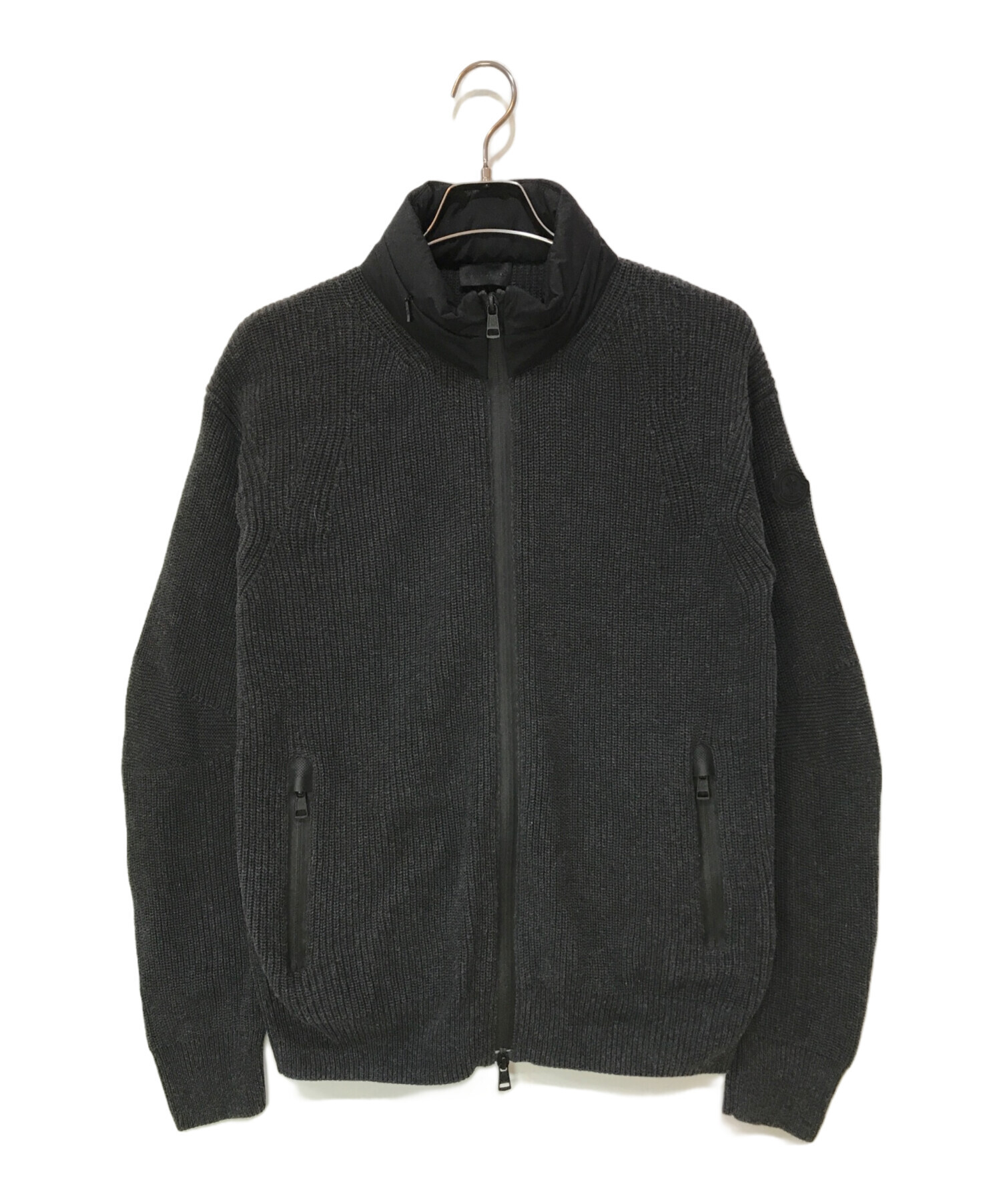 中古・古着通販】MONCLER (モンクレール) CARDIGAN TRICOT グレー