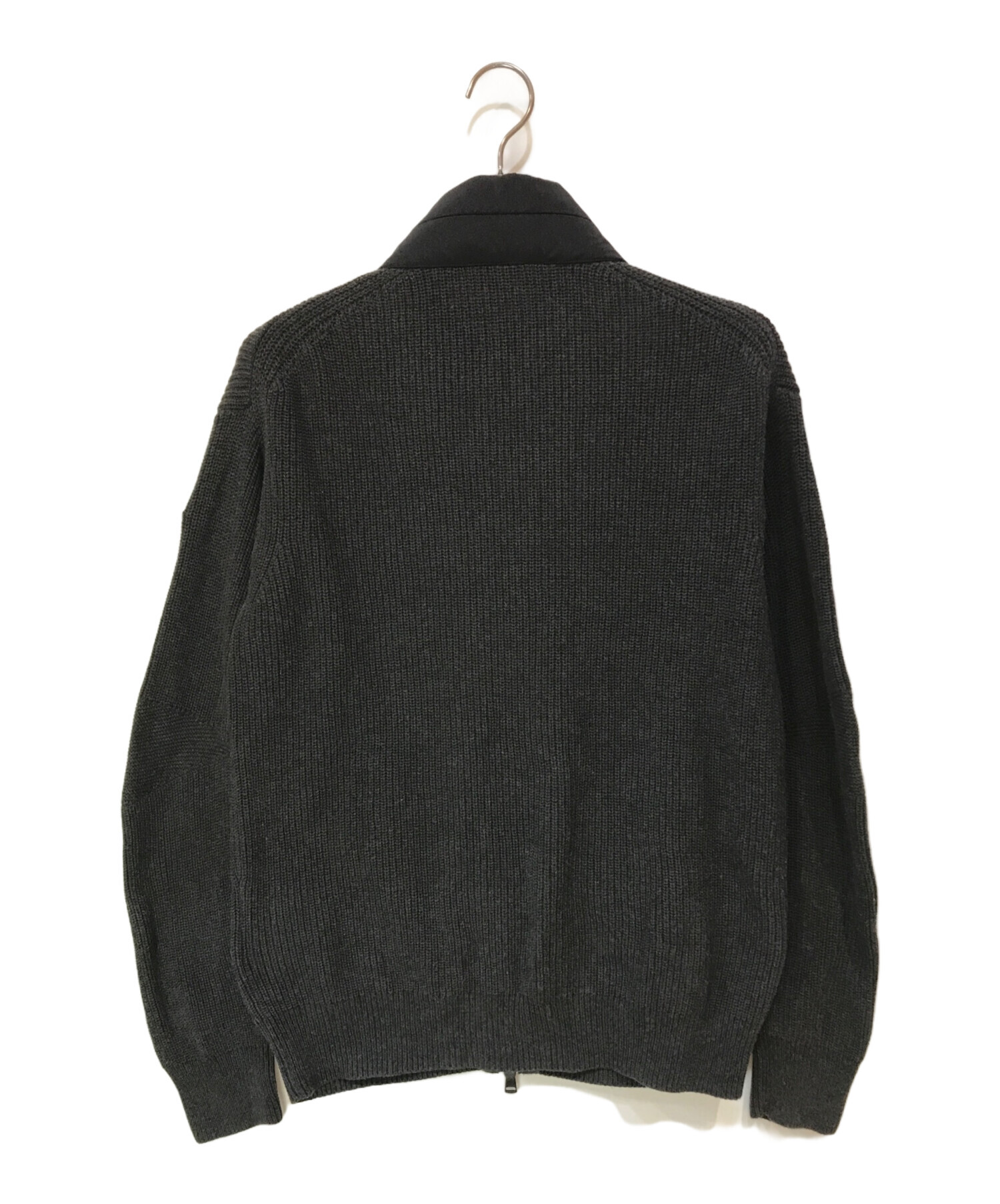 中古・古着通販】MONCLER (モンクレール) CARDIGAN TRICOT グレー 中古・古着通販】MONCLER (モンクレール) CARDIGAN TRICOT グレー