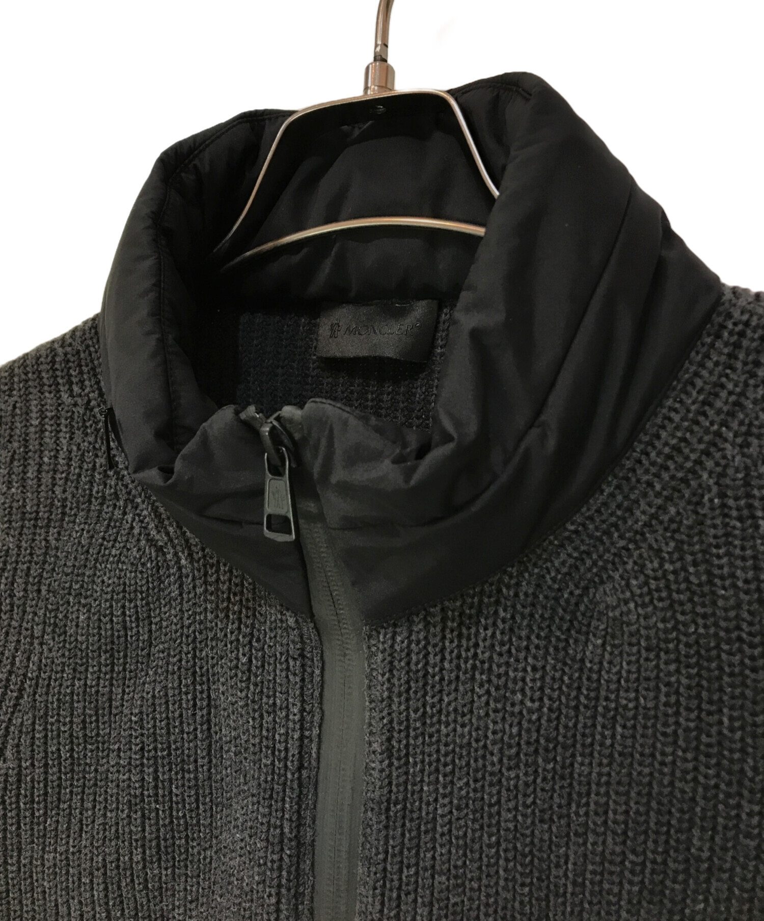 中古・古着通販】MONCLER (モンクレール) CARDIGAN TRICOT グレー
