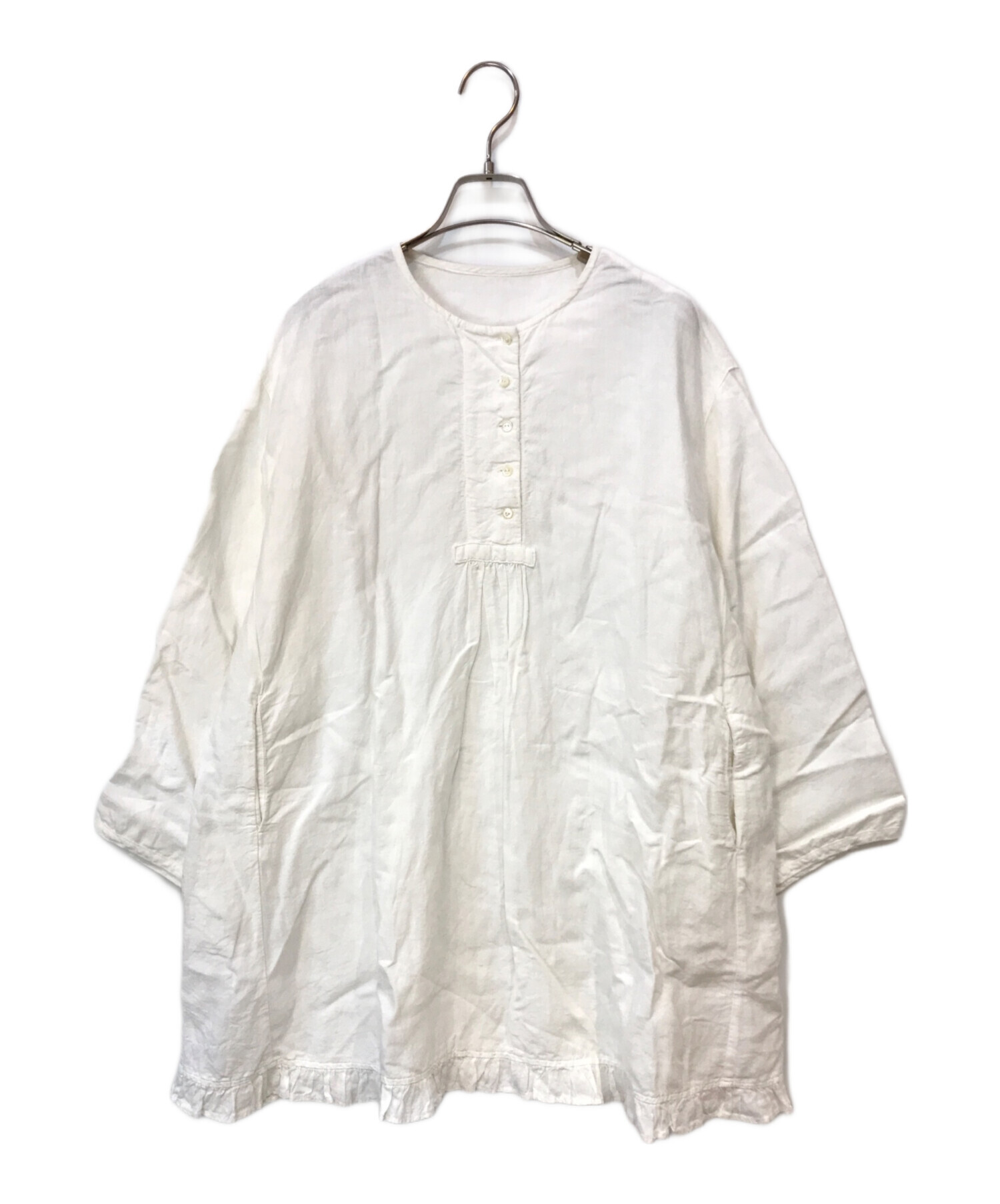 中古・古着通販】nest Robe (ネストローブ) リネン近江晒しプチフリル