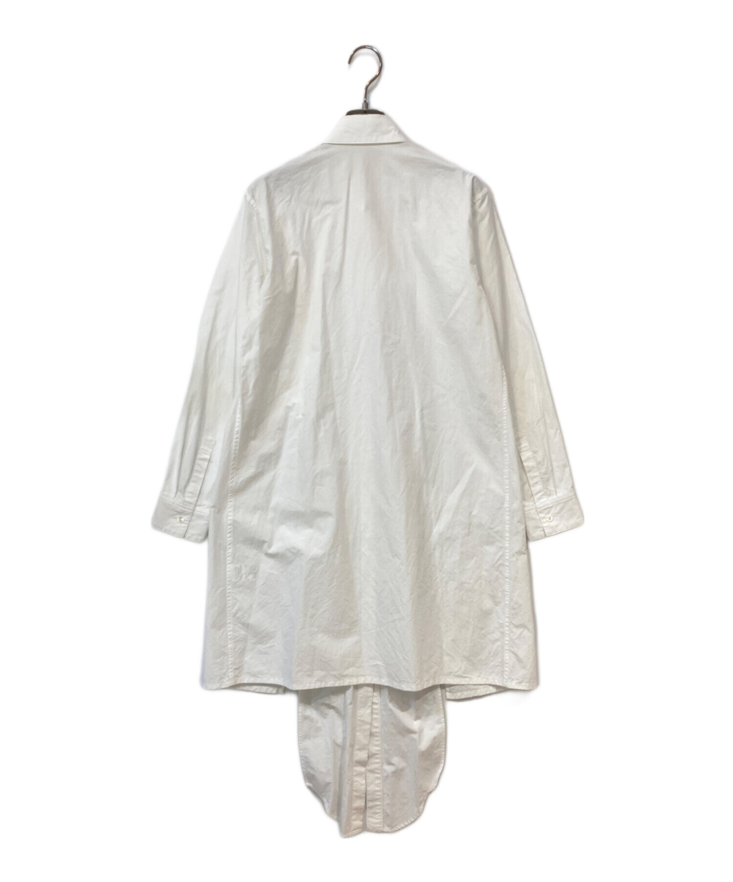 中古・古着通販】AKIKOAOKI (アキコアオキ) シャツワンピース ホワイト 
