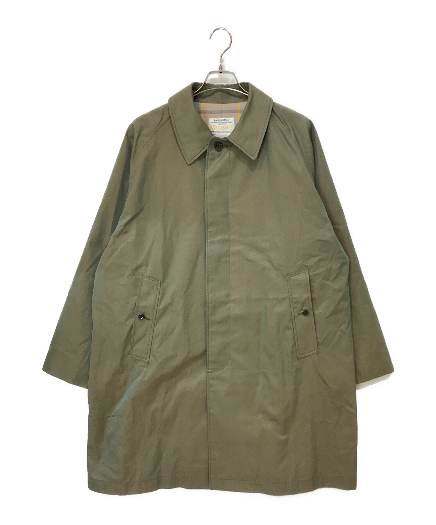 中古・古着通販】WORKERS (ワーカーズ) Gabardine Bal CollarCoat 