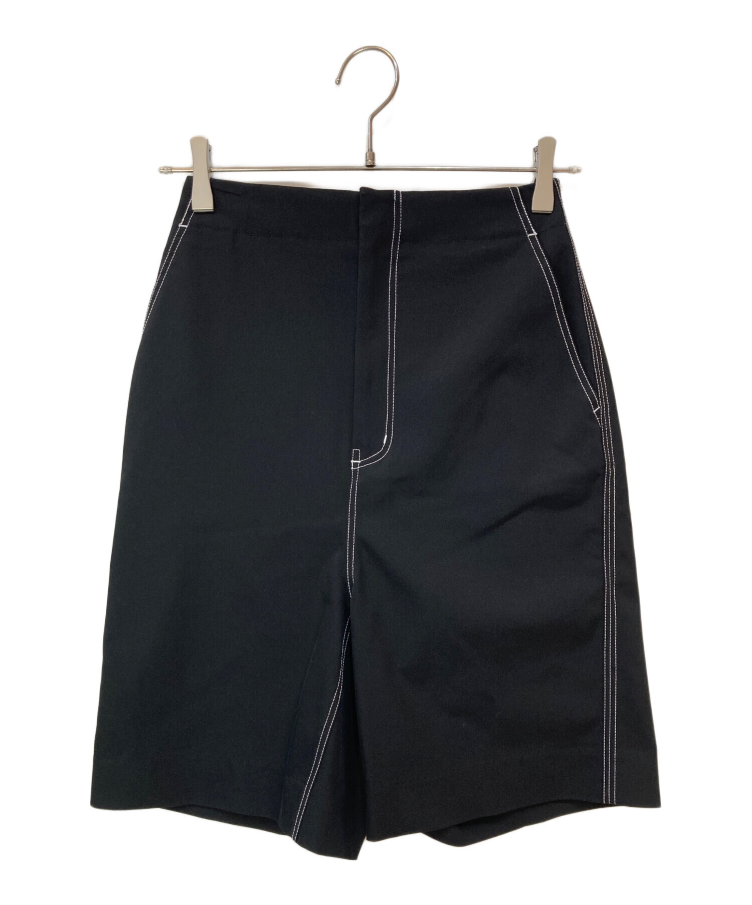 中古・古着通販】IIROT (イロット) ハーフパンツ ブラック サイズ:36