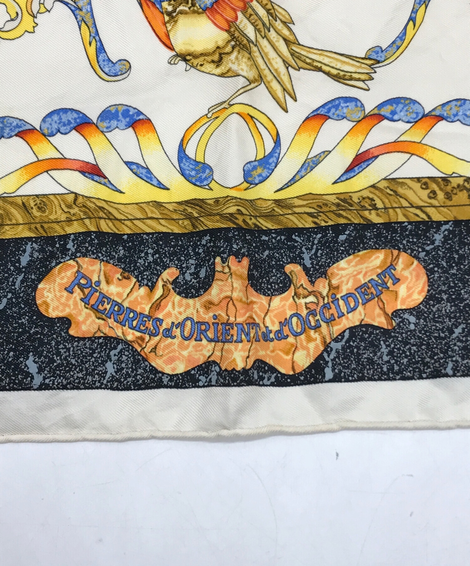 中古・古着通販】HERMES (エルメス) 東洋の石と西洋の石細工 カレ90