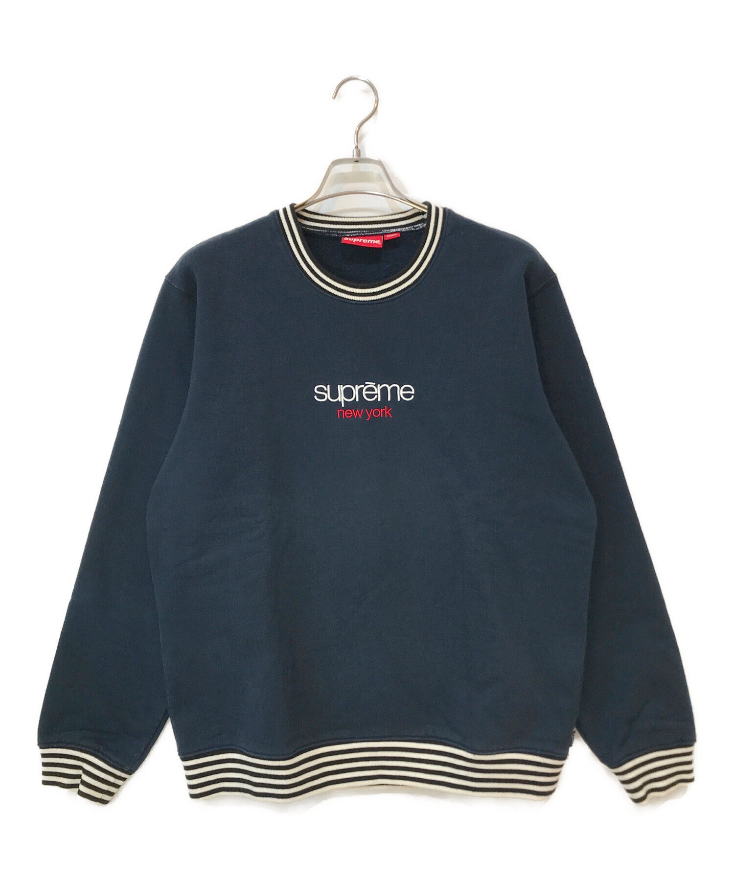 中古・古着通販】SUPREME (シュプリーム) 14FW Classic Logo Striped 
