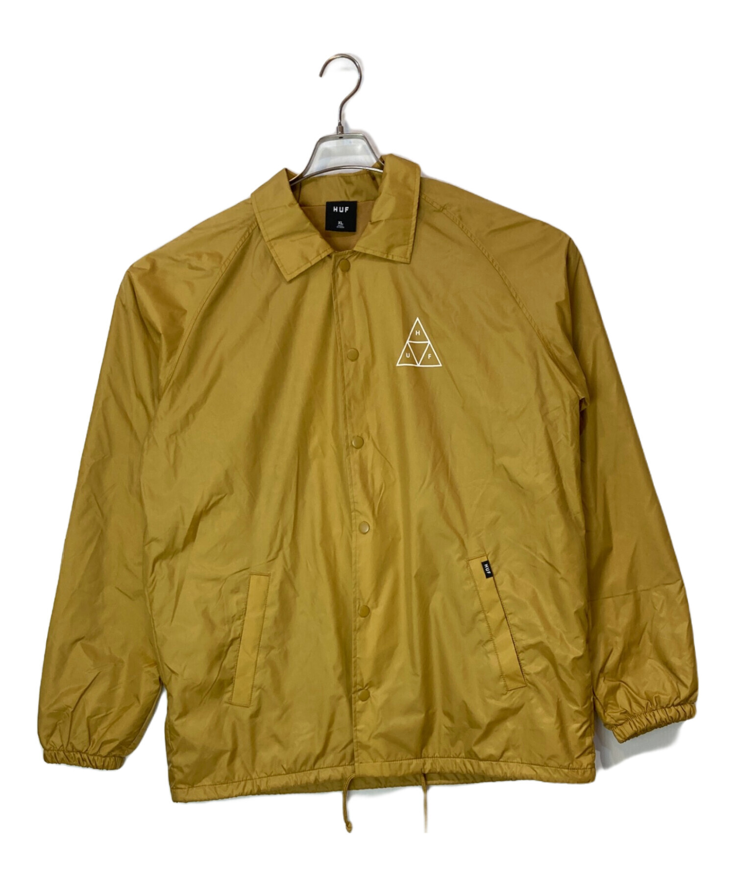 中古・古着通販】HUF (ハフ) ナイロンジャケット イエロー サイズ:XL