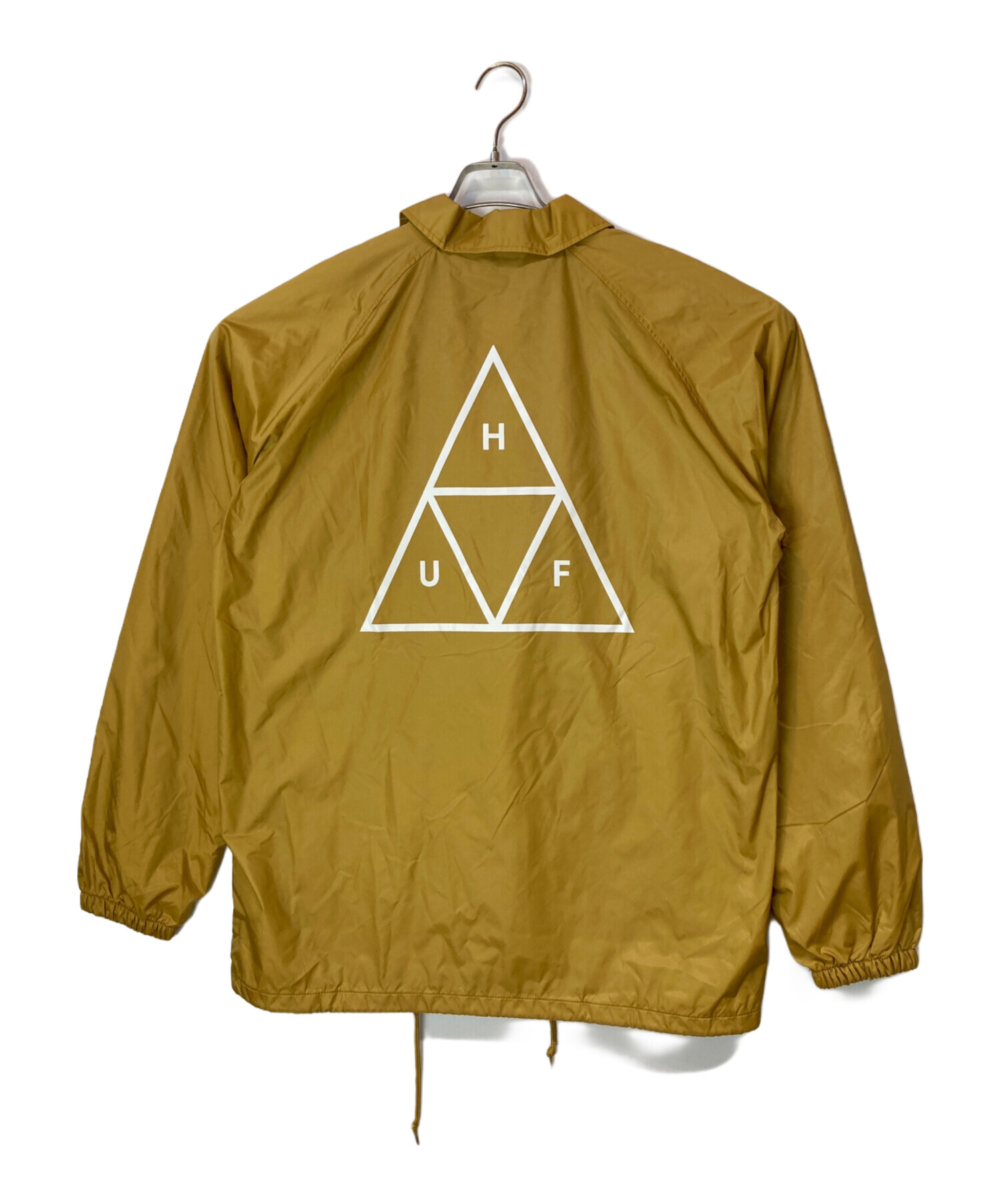 中古・古着通販】HUF (ハフ) ナイロンジャケット イエロー サイズ:XL 