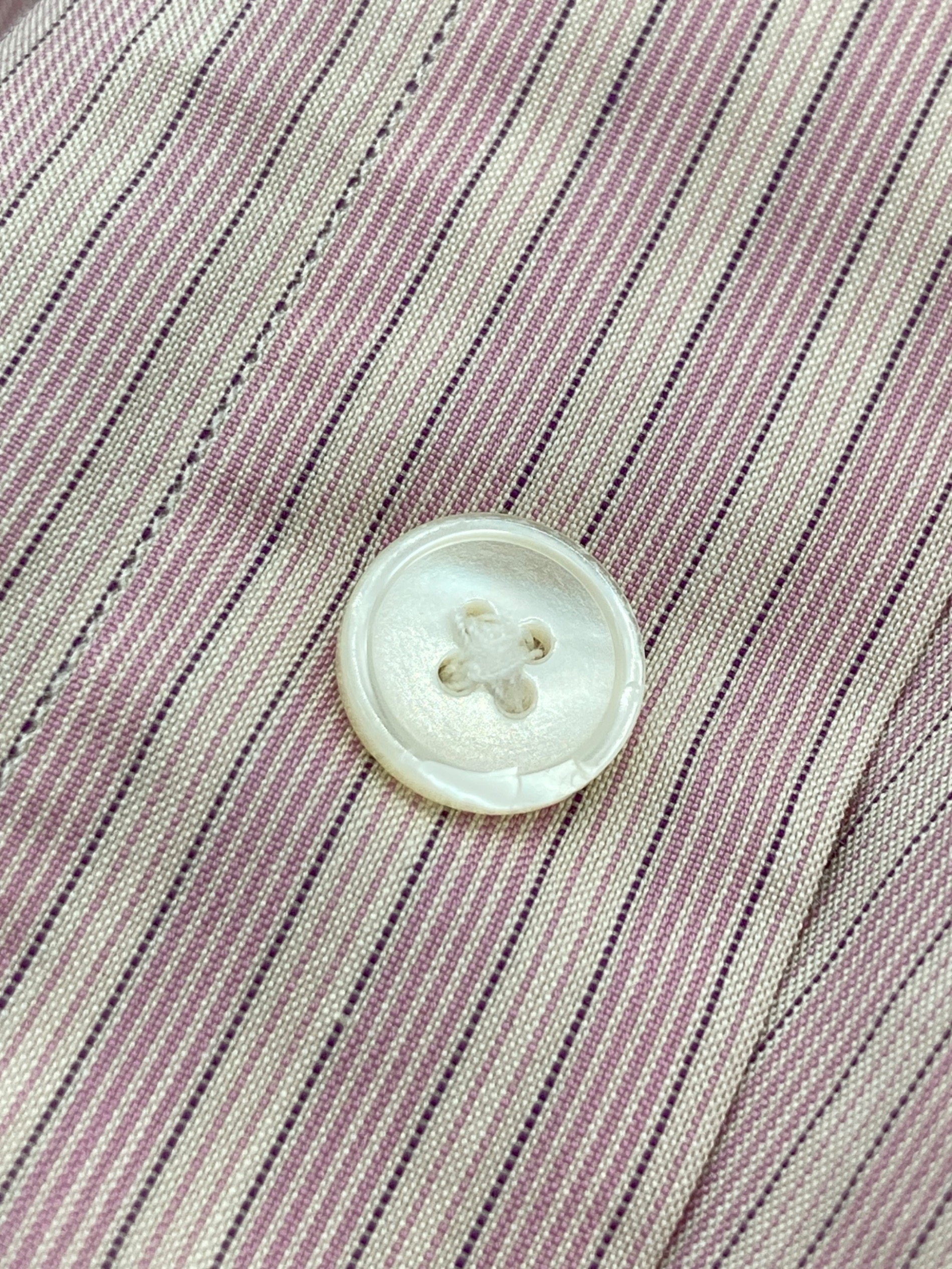 中古・古着通販】AURALEE (オーラリー) FINX POLYESTER STRIPE SHIRT