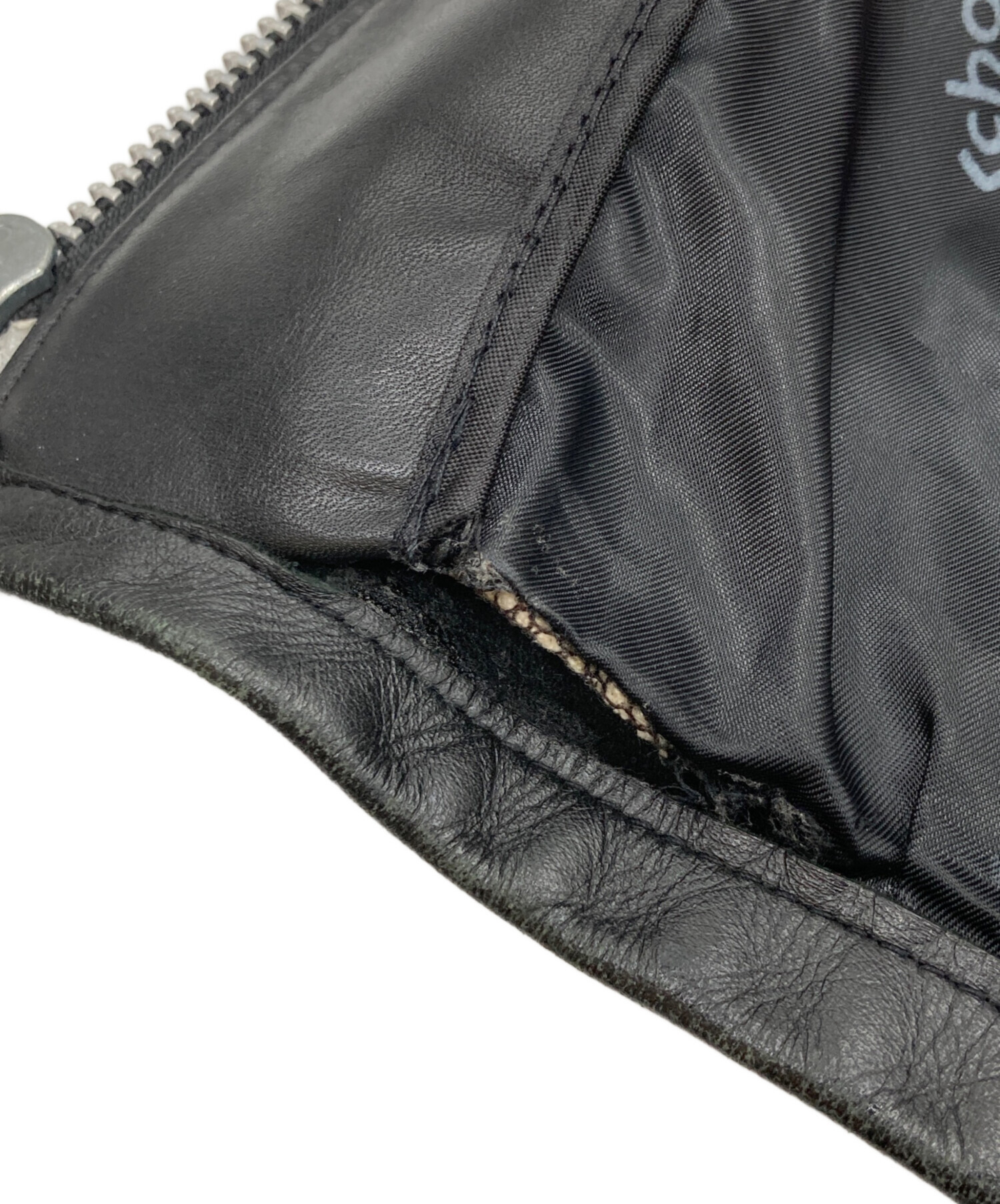 中古・古着通販】Schott (ショット) 襟付きシングルライダース