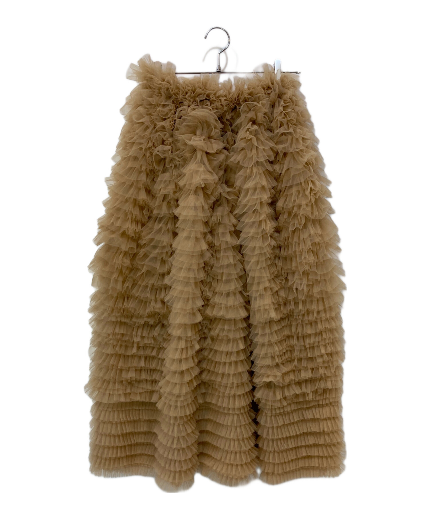 中古・古着通販】Bibiy. (ビビィ) DARLENE SHUSHU SKIRT ベージュ