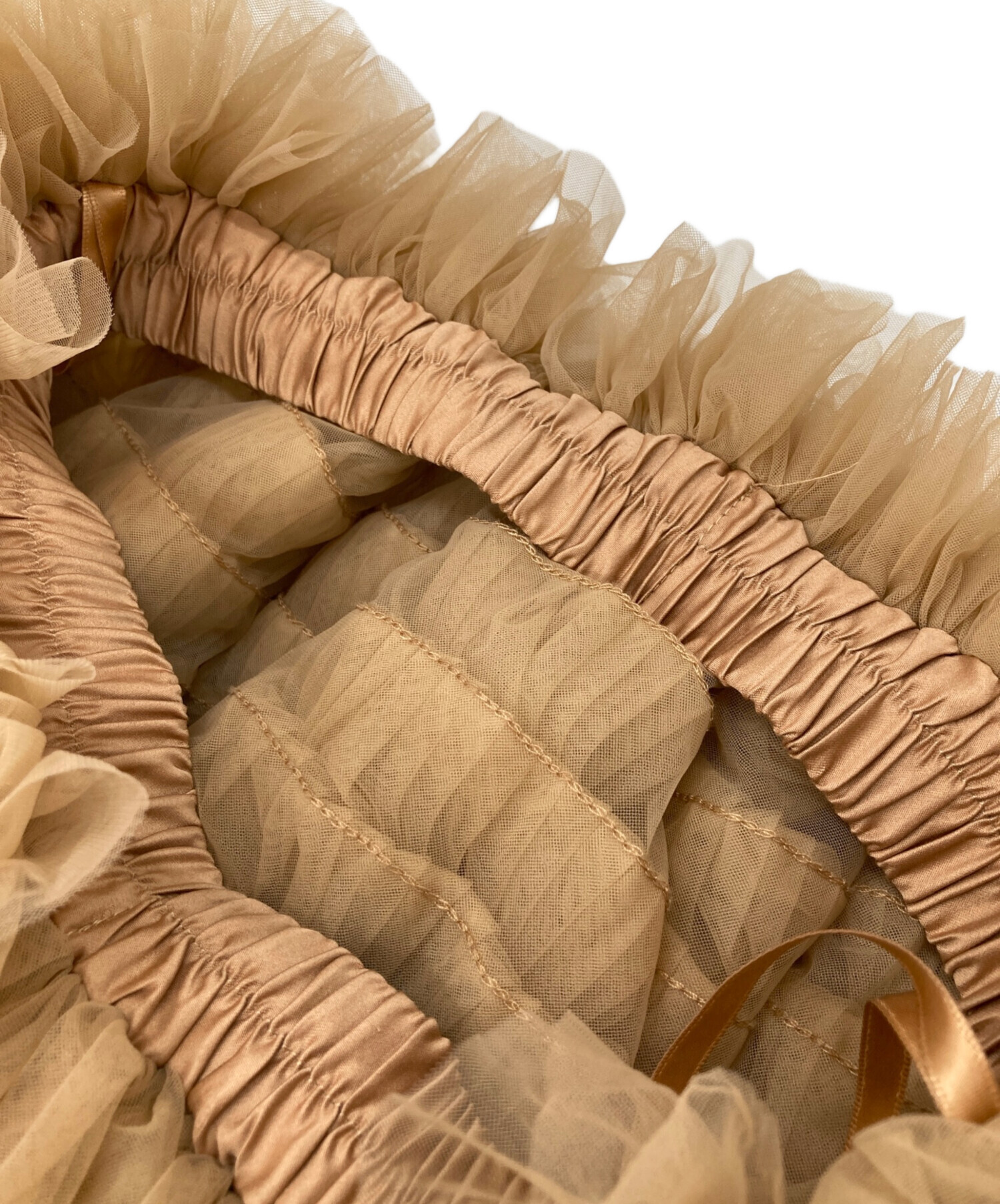 中古・古着通販】Bibiy. (ビビィ) DARLENE SHUSHU SKIRT ベージュ