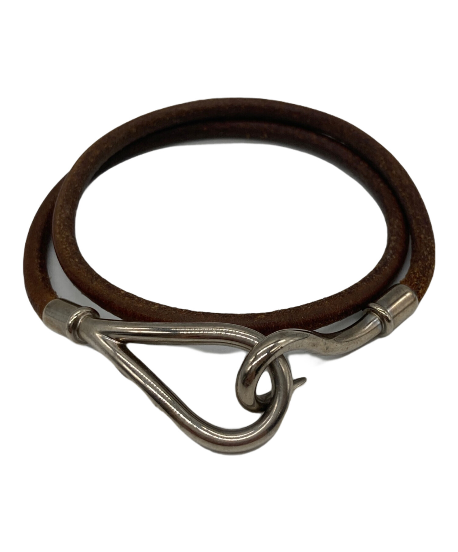 中古・古着通販】HERMES (エルメス) ジャンボチョーカー ブラウン 