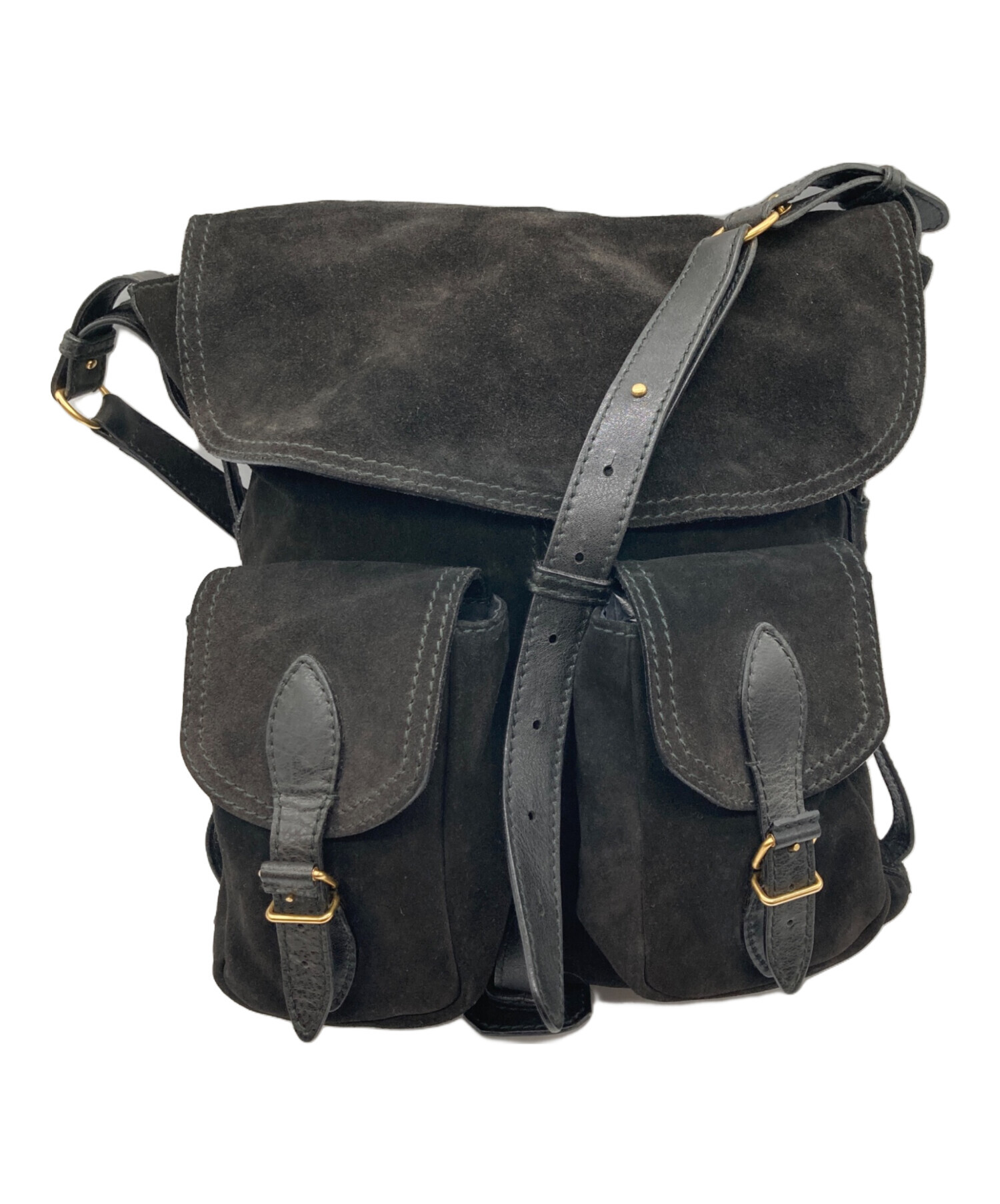 中古・古着通販】BALENCIAGA (バレンシアガ) スウェードショルダー 