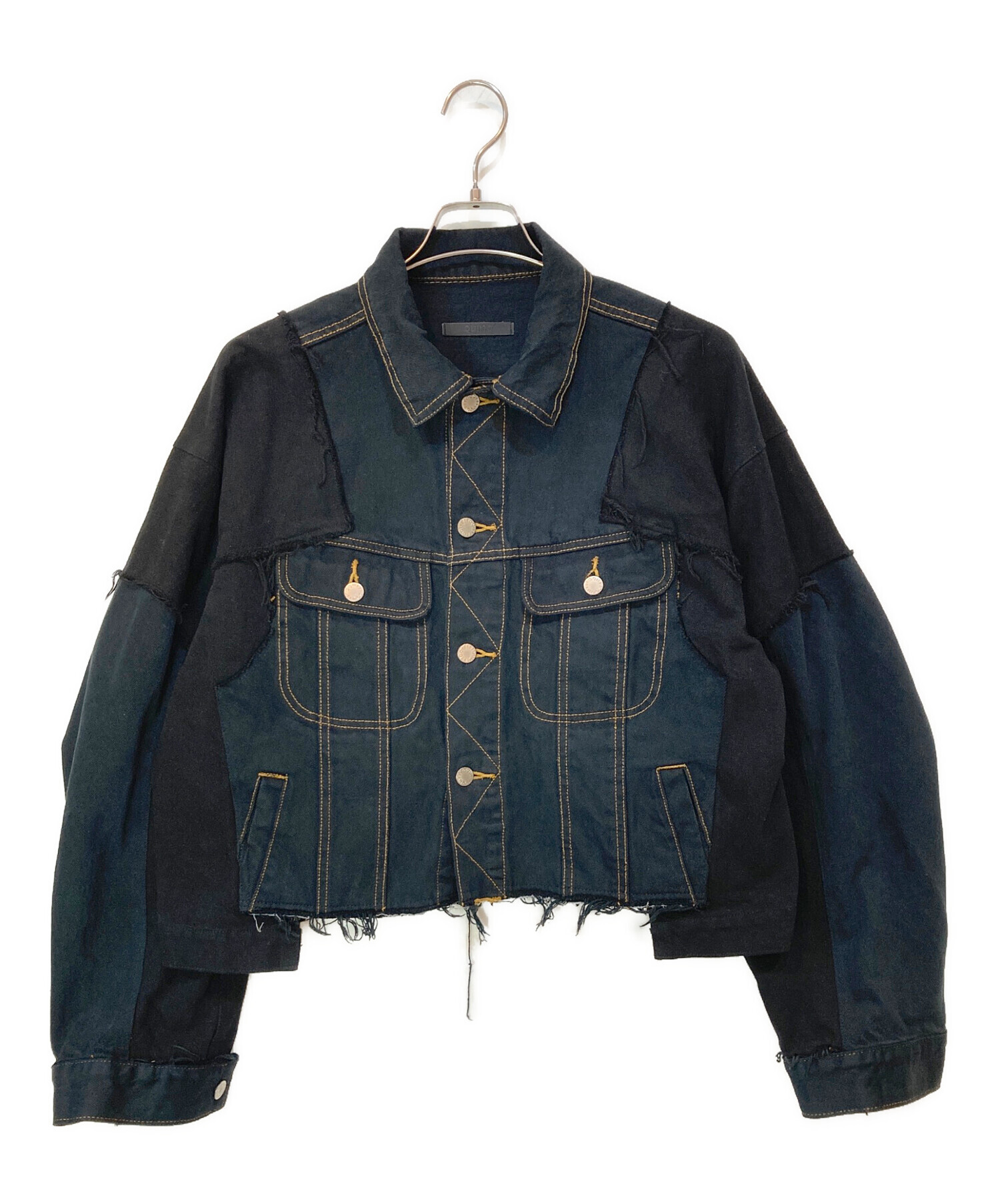 中古・古着通販】QUIITO (キイト) PT DENIM JK ブラック サイズ:F