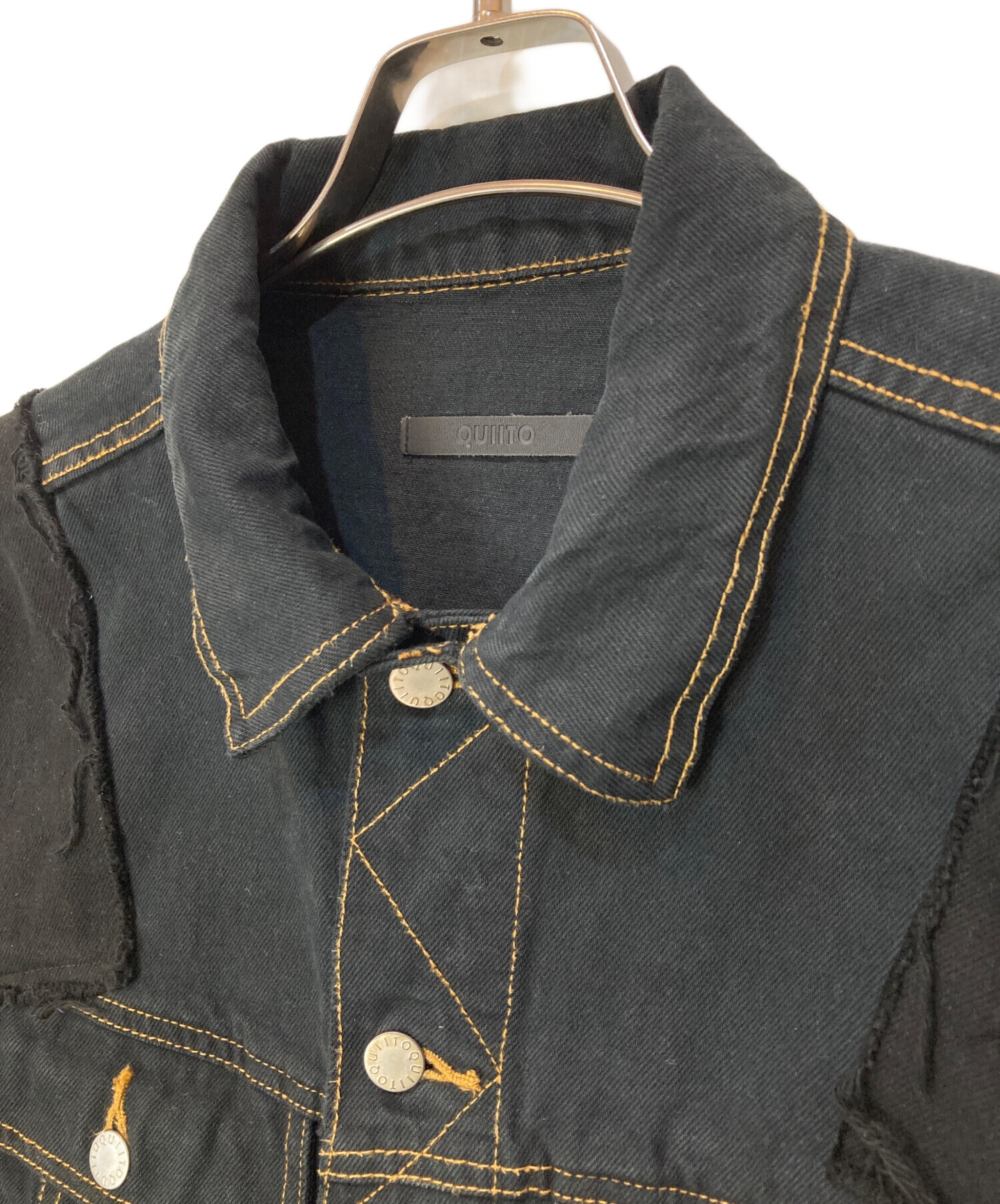 中古・古着通販】QUIITO (キイト) PT DENIM JK ブラック サイズ:F