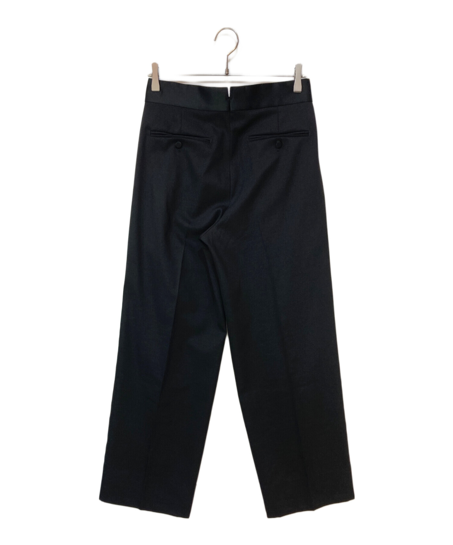 中古・古着通販】GUCCI (グッチ) ウールスラックス ブラック サイズ:44 