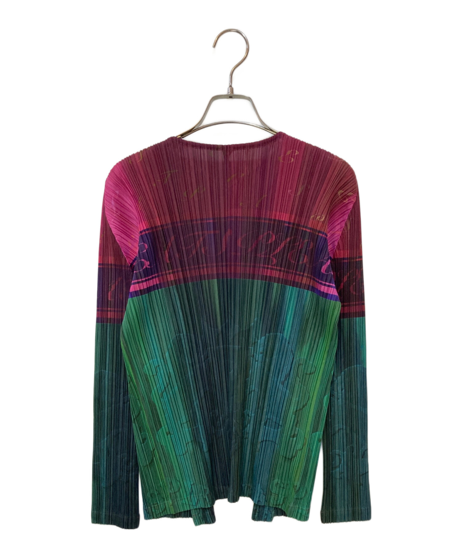 PLEATS PLEASE 多色プリーツカーディガン